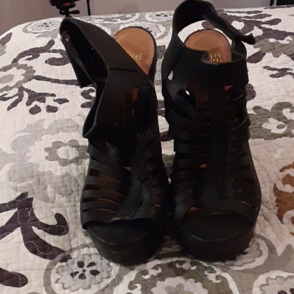 Open toe heels